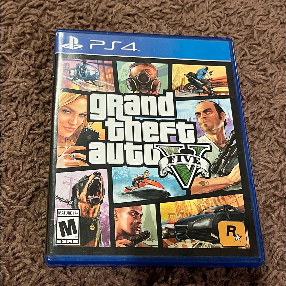 Sony PS4 Grand Theft Auto V - Blue Case